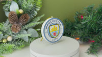 
              Tree Buddees x Manchester City F.C. Football Club Team Crest Ornament
            
