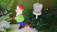 
              Santa Frisbee Disc Golf Christmas Ornament 2 Piece Set
            