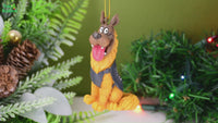 
              German Shepherd Police Dog K9 Christmas Ornament
            