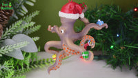 
              Christmas Kraken Sea Creature Ornament Octopus / Giant Squid
            