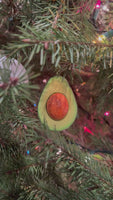 
              Sliced Avocado with Pit Christmas Ornament Food Tree Decoration
            