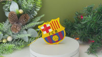 
              Tree Buddees x FC Barcelona Futbol Club Barça Crest Soccer Ornament
            