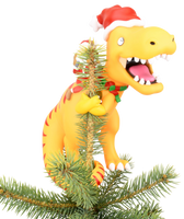 
              T-Rex Christmas tree topper
            