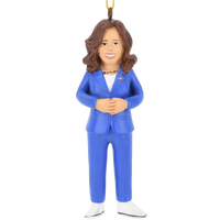 Kamala Harris Christmas Ornament