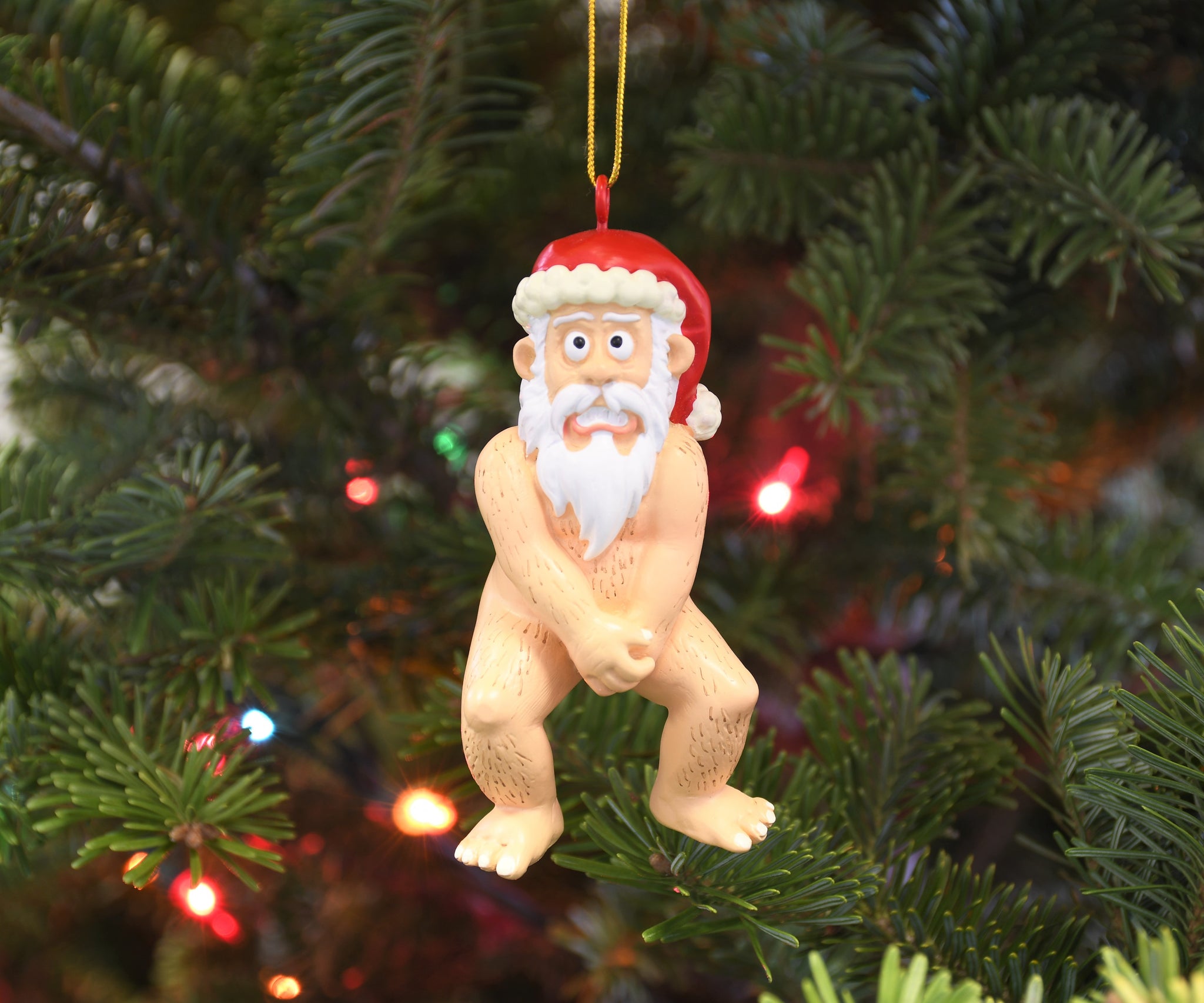 Funny Naked Santa Claus Christmas Ornaments| Tree Buddees