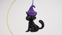 
              Black Cat Halloween Ornament
            