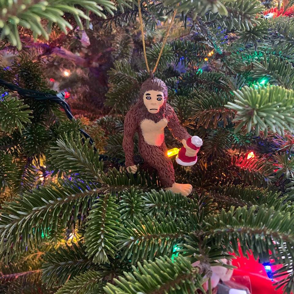 Tree Buddees Bigfoot Yeti Sasquatch Christmas Ornament