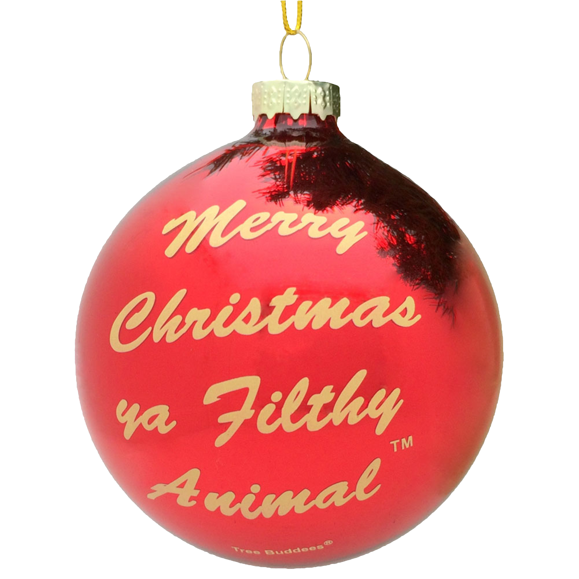 merry christmas you filthy animal ornament