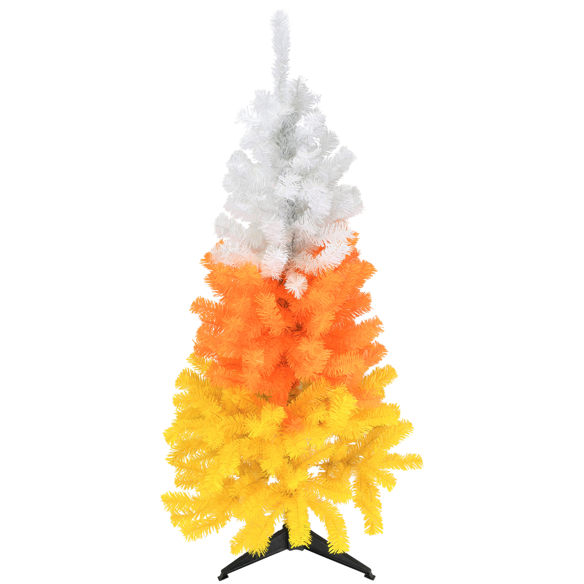 White, Orange and Yellow Candy Corn Halloween Tree (4 Foot)| Tree Buddees