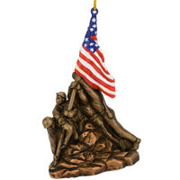 usa flag christmas ornament