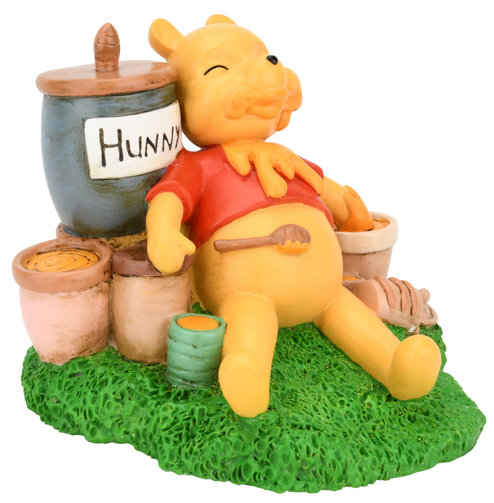Dumpy Pooh Passed Out Pooh ~ Funny Winne The Pooh Had Too Much Hunny Figurine Dec ...