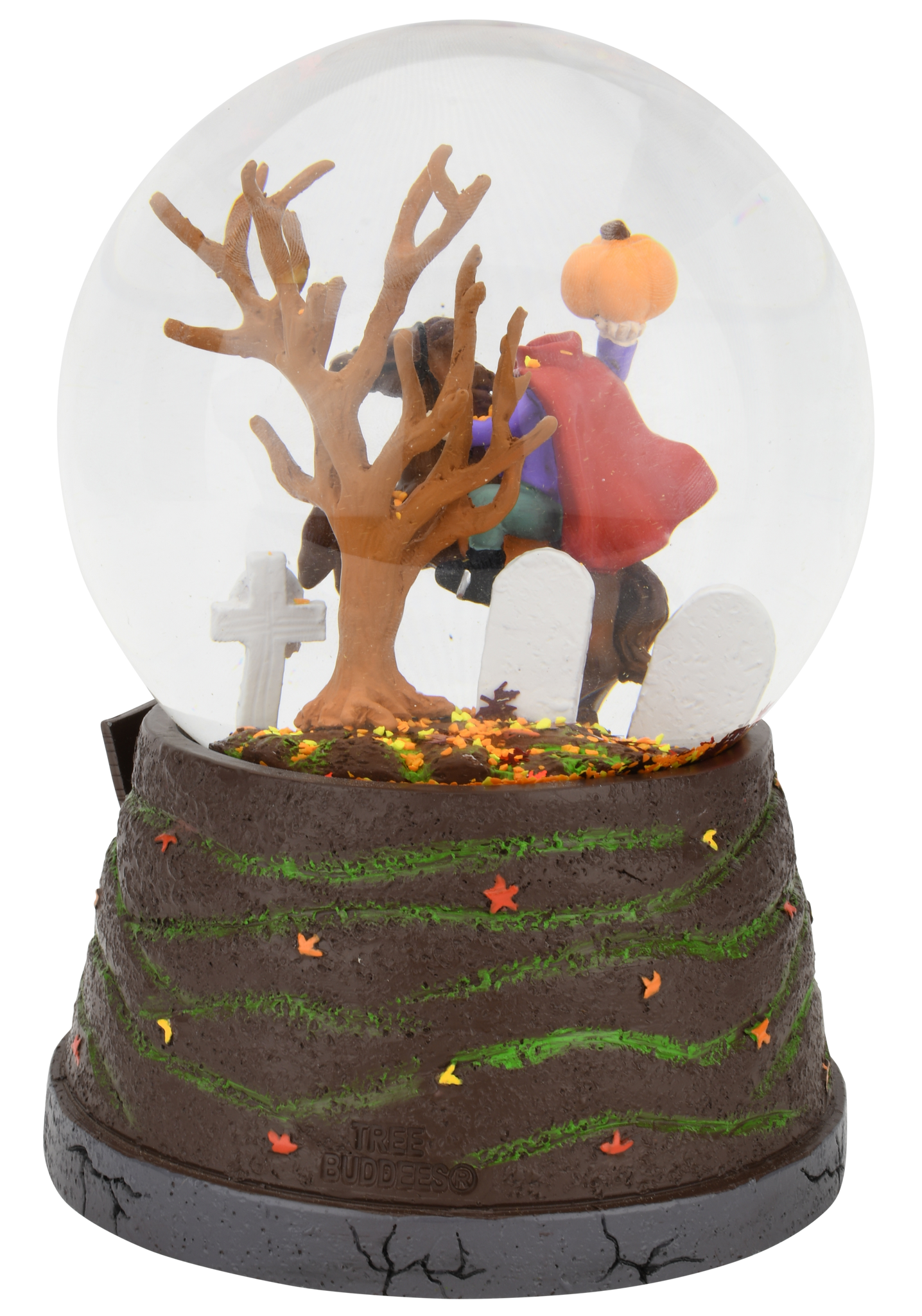 Sleepy Hollow Fall Themed Headless Horseman Halloween Snow Globe - Lar ...