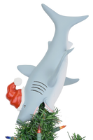 
              Great White Shark Christmas Tree Topper - Large 10"
            