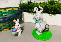 
              How Easter Eggs are Really Made Funny Easter Bunny Decoration Figurine
            