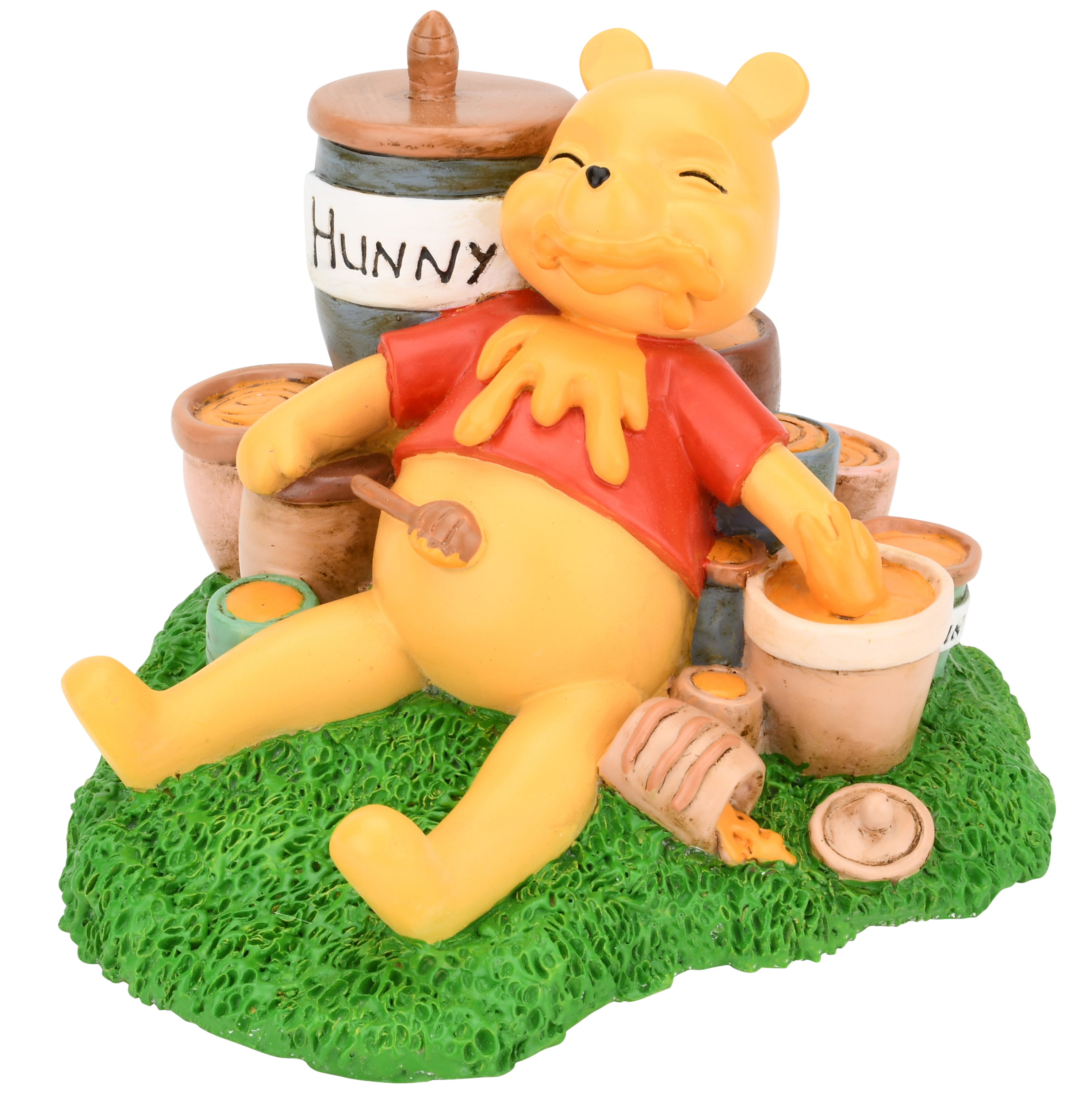 Passed Out Pooh ~ Funny Winne The Pooh Had Too Much Hunny Figurine Decoration