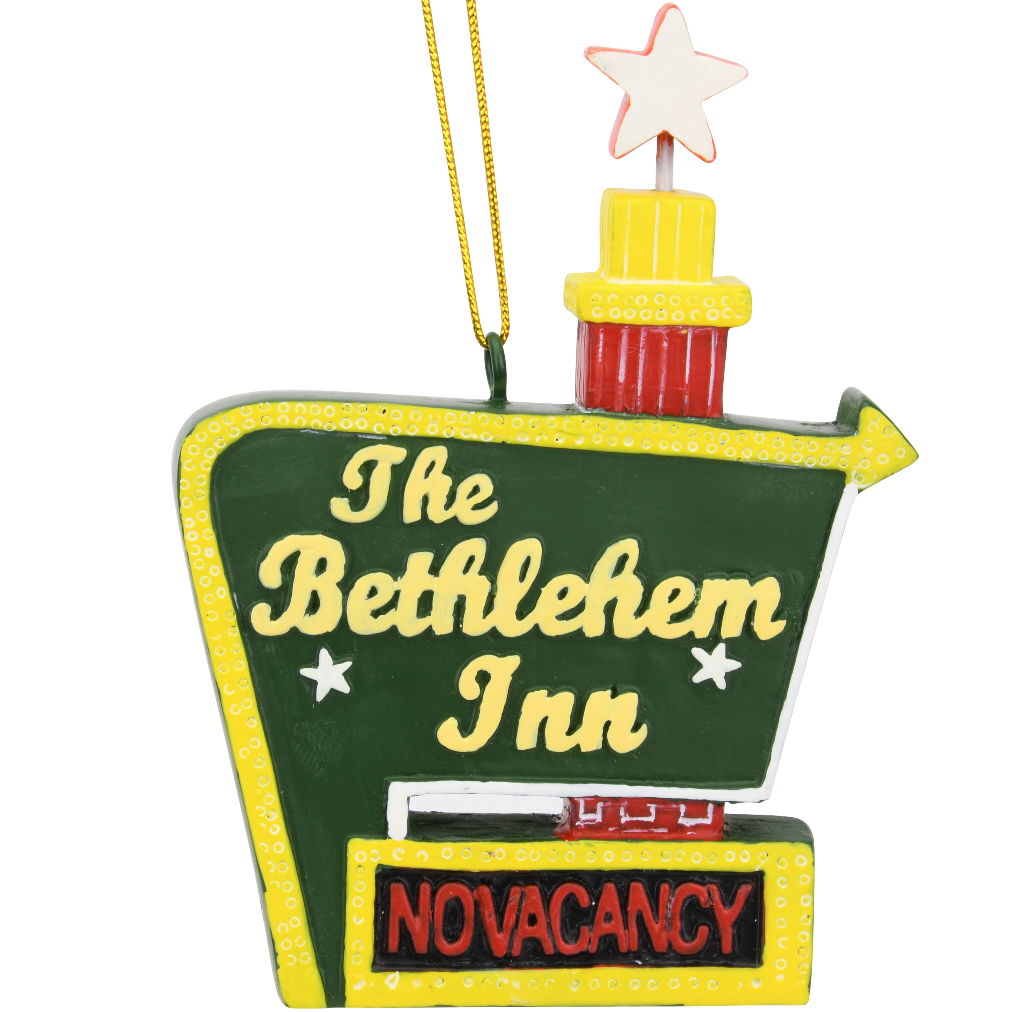 No Vacancy at The Bethlehem Inn Sign / No Room in The Inn Funny Ornaments