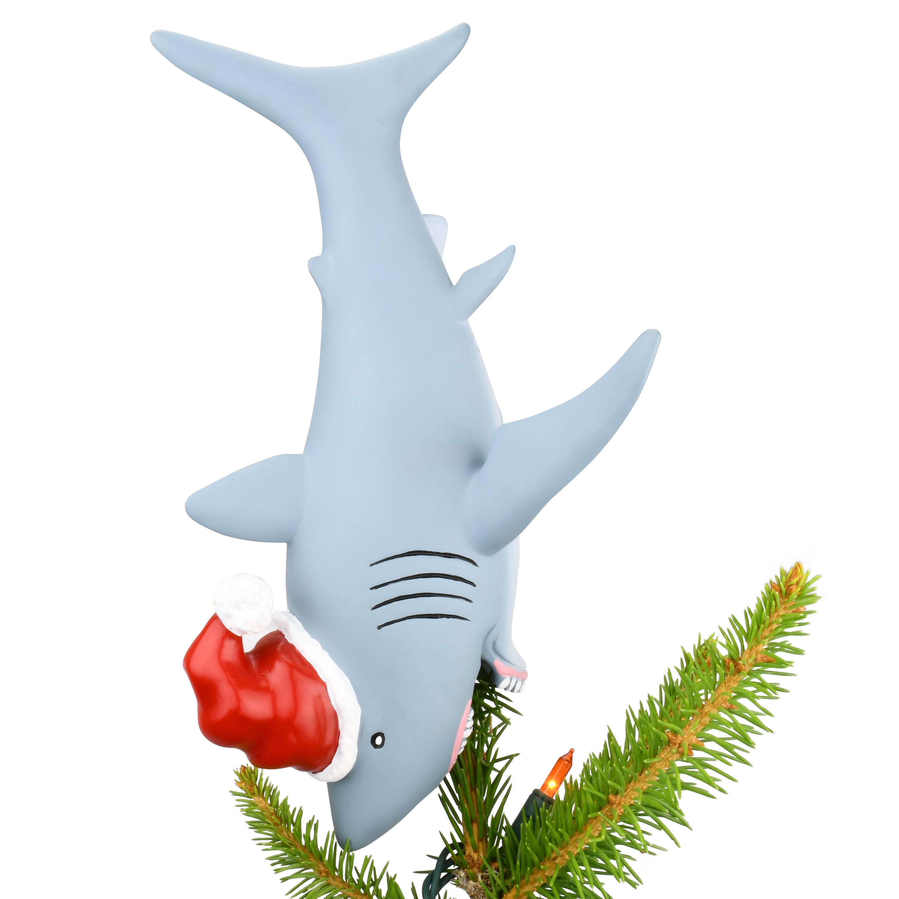 Great White Shark Christmas Tree Topper - Large 10